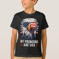 Mens meine Pronomen sind der sonnige Adler der USA