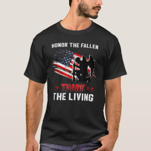 Mens Memorial Day Veteran Ehre der gefallenen Dank T-Shirt