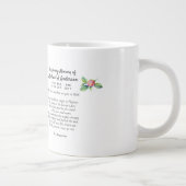 Mens Memorial Gift Bereavement Foto Liebe Erinneru Jumbo-Tasse (Rechts)