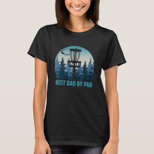 Mens Mens Best Vater Par Disc Golf Frisbee Golfe T-Shirt