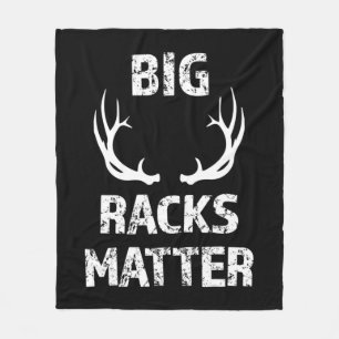 Mens Mens Big Racks Materie Fun Deer Buck Jagd M Fleecedecke