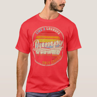 Mens Mens BUMPA wie ein Opa NUR COOLER PAPA de T-Shirt