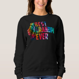 Mens Mens Gefärbte Krawatte Lion King Best Grandda Sweatshirt