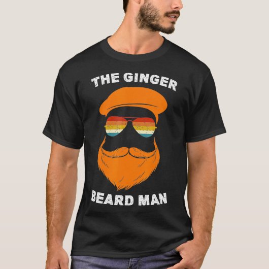Mens Men's Ginger Beard Man Funny Redhead Irish Fu T-Shirt (Vorderseite)