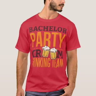 Mens Mens Groom Drink Team JGA Men Stag Nacht T-Shirt