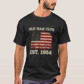 Mens Mens Old Man Club gegründet 1954 T-Shirt (Vorderseite)