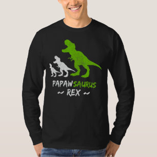 Mens Mens Papawsaurus Rex Papaw Saurus Dinosaur T-Shirt