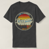 Mens Mens PEEPACH Wie ein Opa NUR COOLER PAPA D T-Shirt (Design vorne)