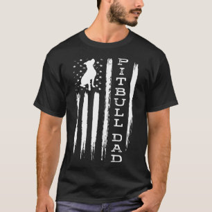 Mens Mens Proud Pitbull Vater America Bully Dog Pi T-Shirt