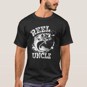 Mens Mens Reel Cool Uncle Angelbrille Fathe T-Shirt