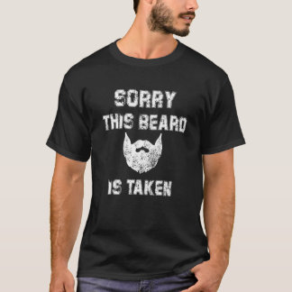 Mens Mens Sorry, dass dieser Bart genommen wird Fu T-Shirt