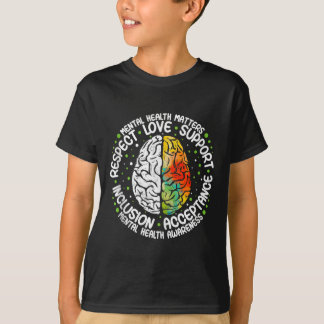 Mens Mental Health Kämpfe Stigma Mental Health Awa T-Shirt