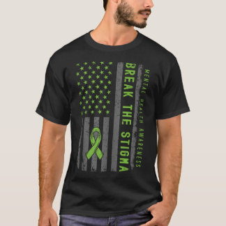 Mens Mental Health Kämpfe Stigma Mental Health Awa T-Shirt