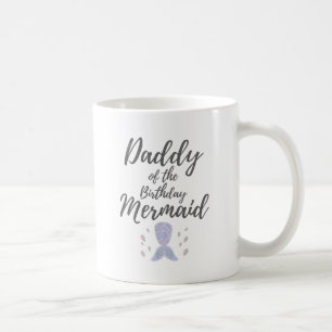 Mens Merdad Birthday Party Mermaid Daddy Gift Kaffeetasse
