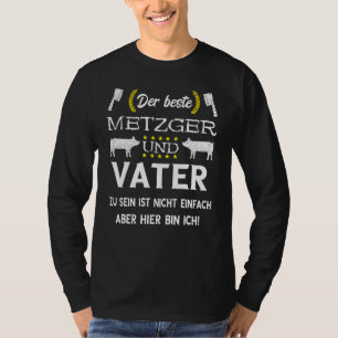 Mens Metzger Vater Butcher Metzger Metzger Metzger T-Shirt