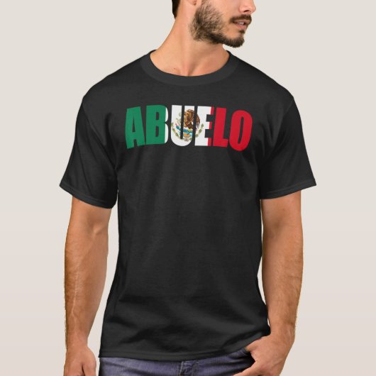 Mens  Mexican Abuelo Mexico T-Shirt (Vorderseite)