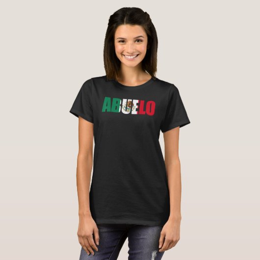 Mens  Mexican Abuelo Mexico T-Shirt (Vorne ganz)