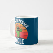 Mens mexikanische Nacho Average Onkel Funny Vather Kaffeetasse (Vorderseite Links)