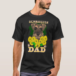 Mens Miniature Schnauzer Dogs Mens Schnauzer Dog D T-Shirt