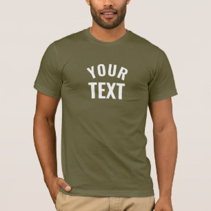 Mens Modern Bella+Leinwand Army Green Short Sleeve T-Shirt