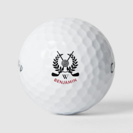 Mens Modern Monogram Golfball
