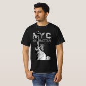 Mens Modern T-Shirt Liberty Statue Nyc Manhattan (Vorne ganz)