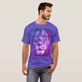 Mens Modern Tee Shirts Animals Lion Face Template (Vorne ganz)
