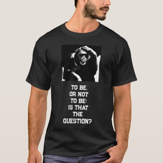 Mens Modern Template anpassbarer, gestörter Text T-Shirt (Vorderseite)