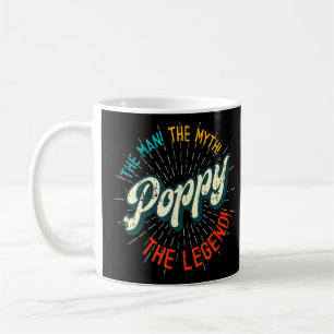 Mens Mohn der Mann der Mythos der Legende - Vintag Kaffeetasse