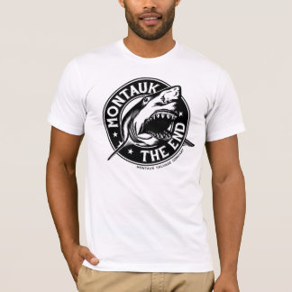 Mens Montauk Salvage Company Haifisch-T - Shirt