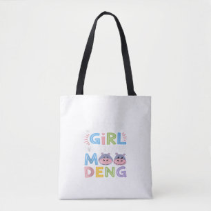 Mens MooDeng Nur ein Mädchen, das Moo Deng Funny L Tasche