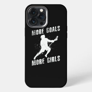 Mens more Goals Mehr Girls Lacrosse iPhone 13 Pro Max Hülle