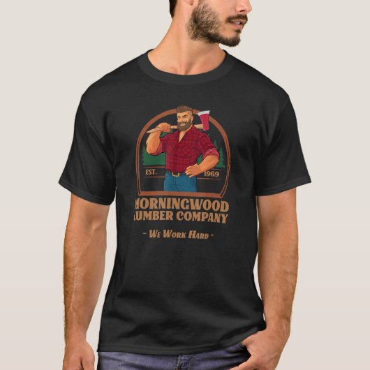 Mens Morningwood Lumber Company T-Shirt (Vorderseite)