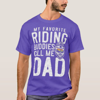Mens Motocross Vater Dirt Bike Reiten Buddy T-Shirt