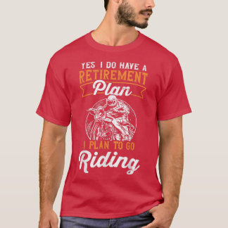 Mens Motorrad-Verleihplan für Reiten T-Shirt