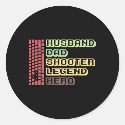 Mens Mouse Gamer Design For Your Computer Gaming H Runder Aufkleber (Vorderseite)