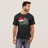 Mens Mr Claus Christmas Couples Matching Him Xmas T-Shirt (Vorne ganz)