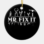 Mens Mr Fix Es für einen Handyman Handyman Handwer Keramik Ornament (Vorne)