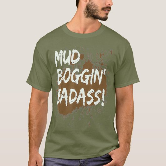Mens Mud Bogging Mudding Shirt Mud Racing Fan T (Vorderseite)
