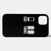 Mens Müred Vater Low battery Twins Full Charge lus Case-Mate iPhone Hülle (Rückseite (Horizontal))