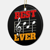 Mens Musician Vater Best Vater Ever Band Vater Keramik Ornament (Links)