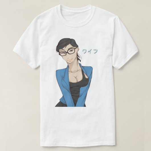 Mens My Favorite Waifu Mia Khalifa Funny Graphic G T-Shirt (Design vorne)