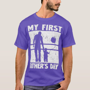 Mens My First Vathday Vintag New Daddy Joke ( T-Shirt