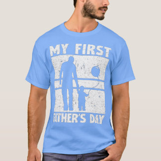 Mens My First Vathday Vintag New Daddy Joke ( T-Shirt