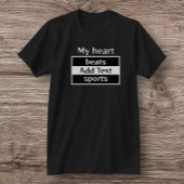 Men's My Heart schlägt Sport-T - Shirt