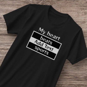 Men's My Heart schlägt Sport-T - Shirt