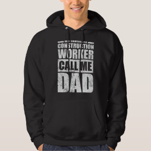 Mens My Lieblings-Bauarbeiter nennt mich Vater Hoodie