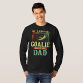 Mens My Lieblings-Goalie nennt mich Vater T-Shirt (Vorne ganz)