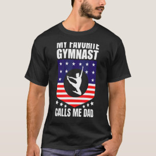 Mens My Lieblings Gymnast nennt mich Vater Gymnast T-Shirt