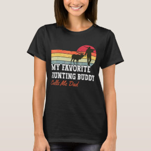 Mens My Lieblings-Jagdbuddy nennt mich Vater Vinta T-Shirt